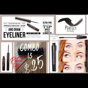 Eyeliner & mascara
